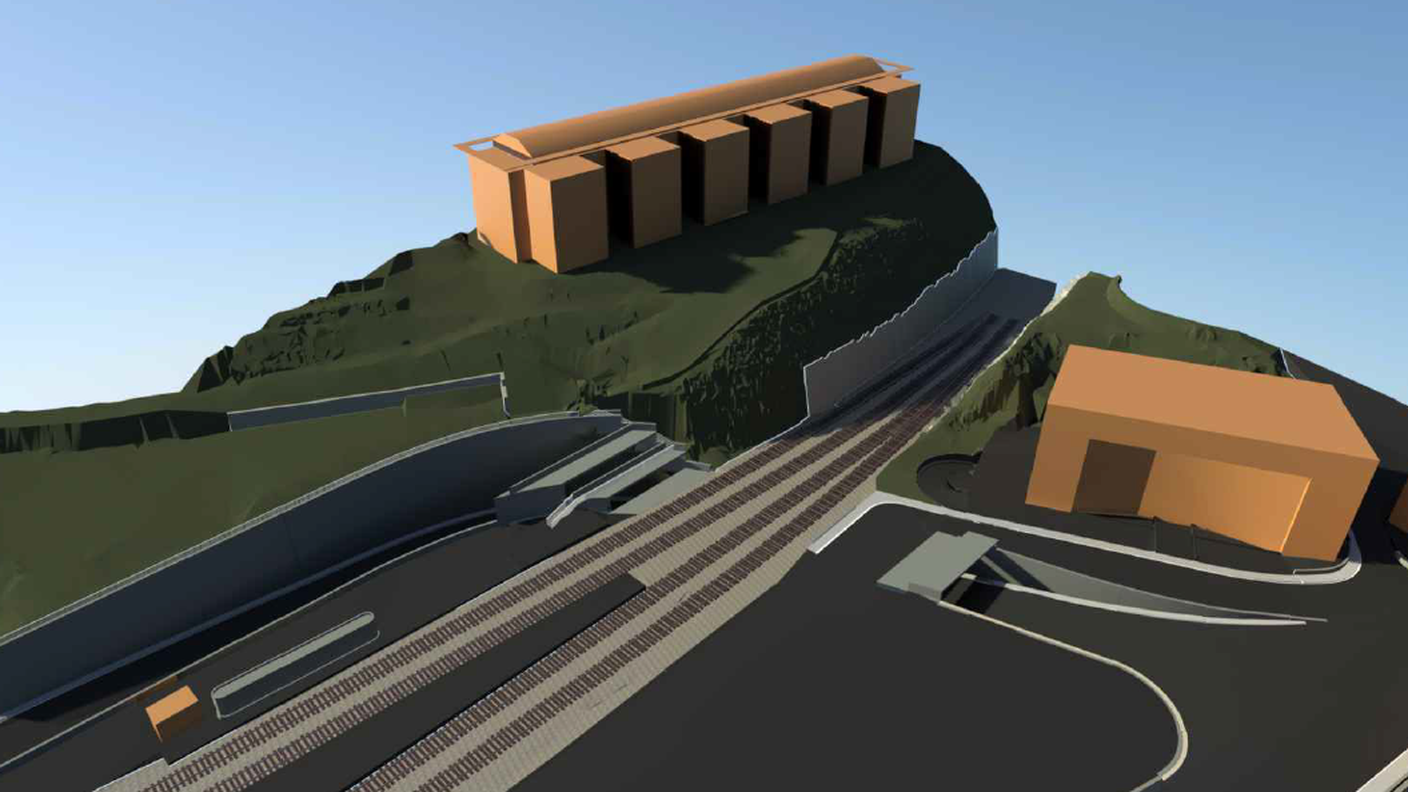 Il rendering di come diventerà la zona
