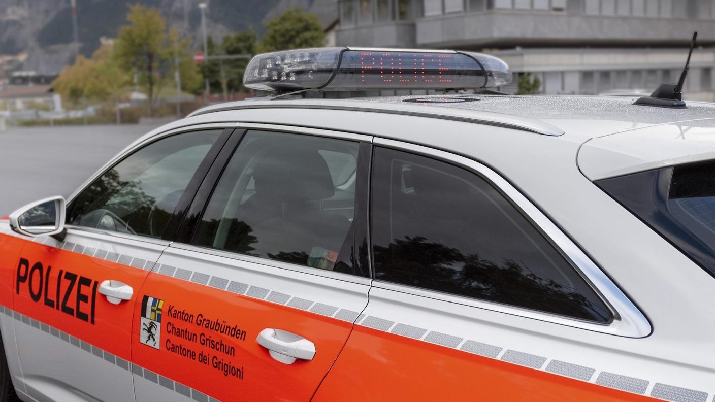 La polizia grigionese ha fermato il pirata della strada a quasi il doppio del limite consentito