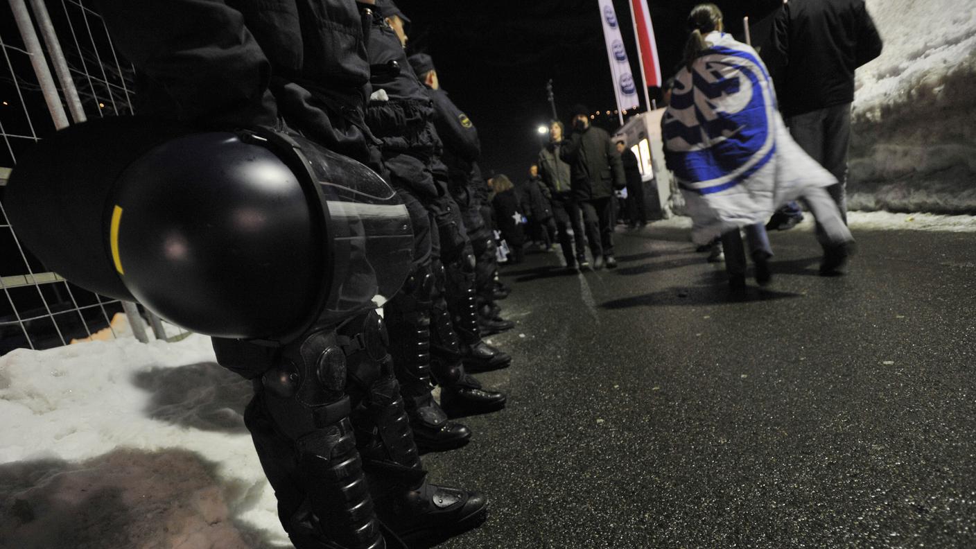 Polizia alla Valascia