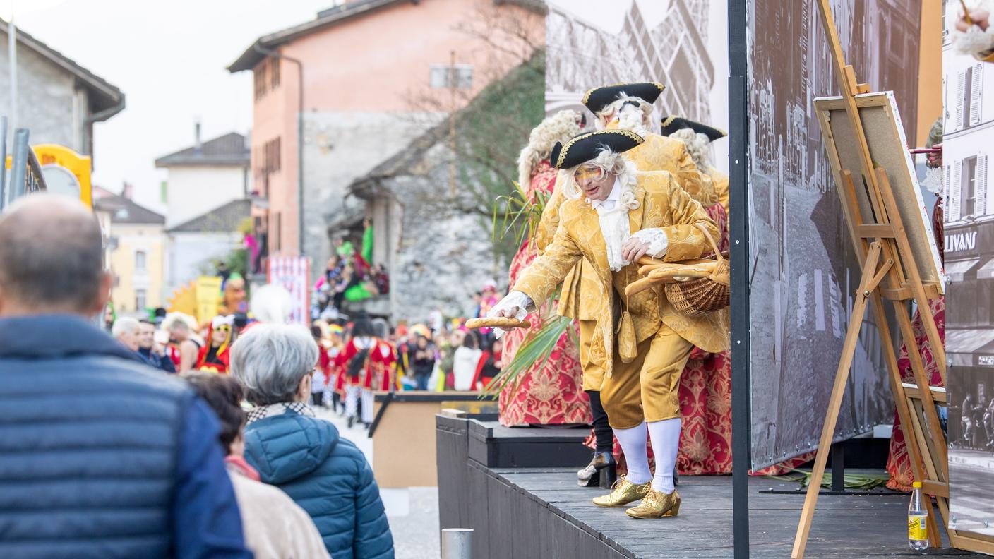 Il corteo mascherato del Carnevale biaschese