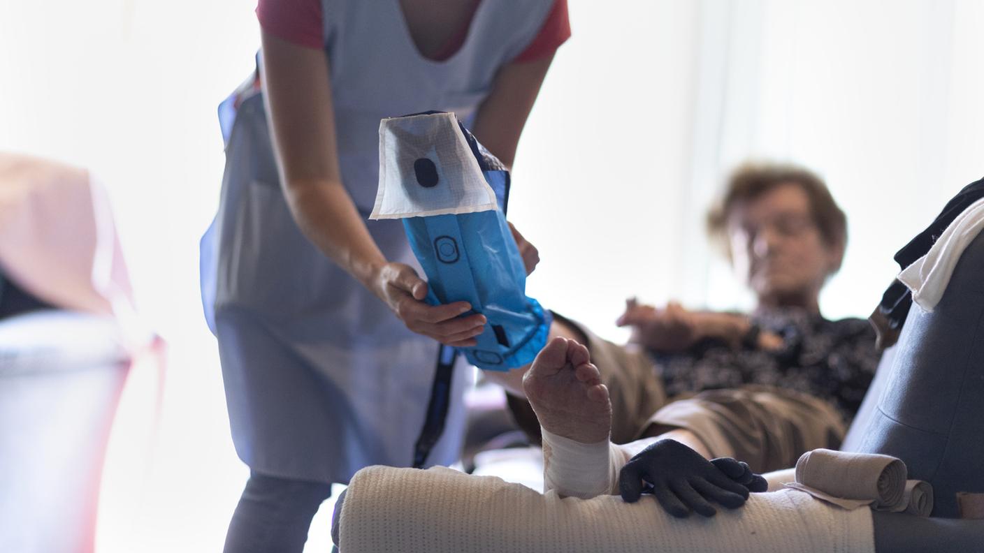 I costi medi per persona nel settore delle cure a domicilio in Ticino sono tra i più alti della Svizzera