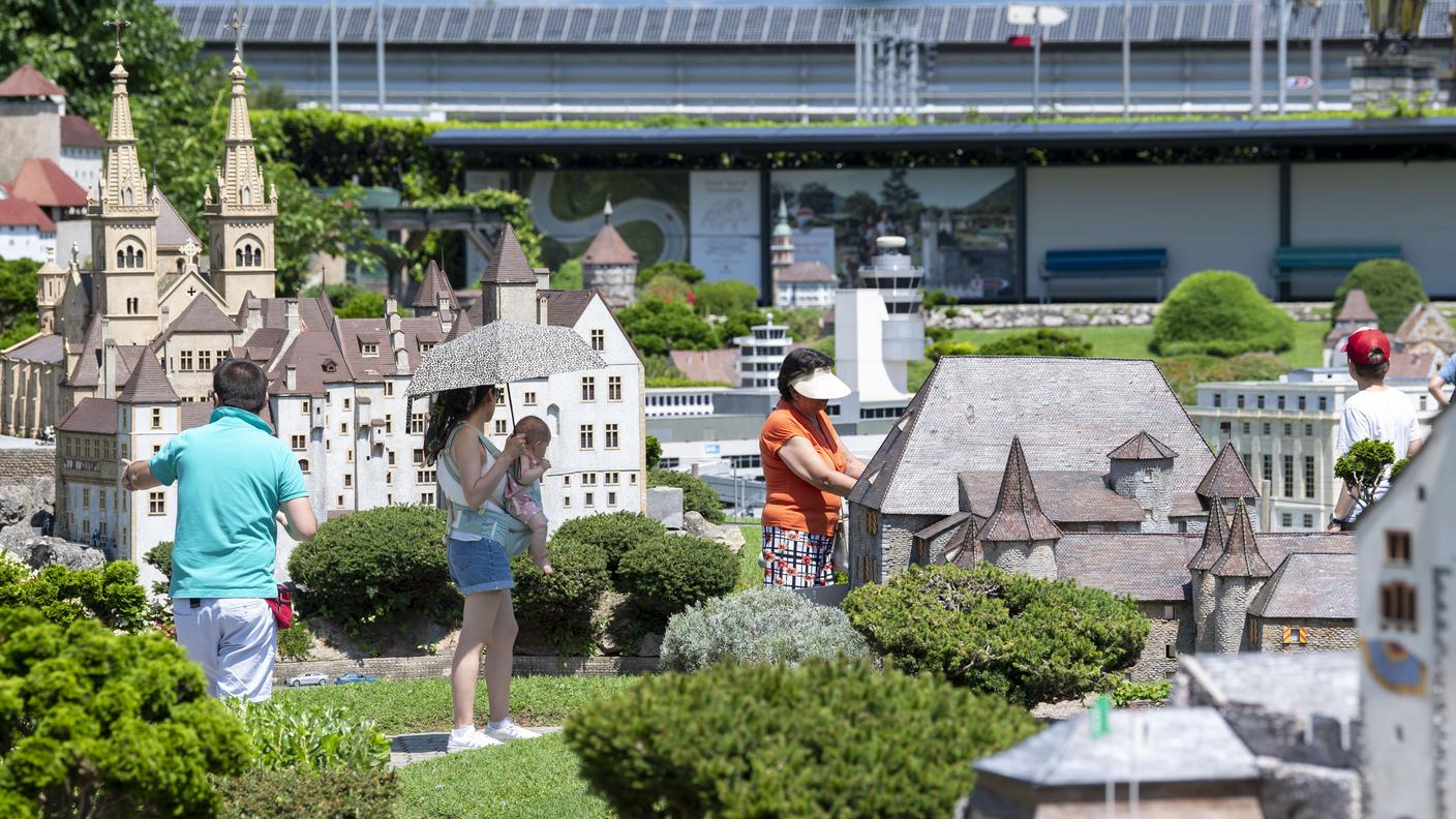 Turisti alla Swissminiatur