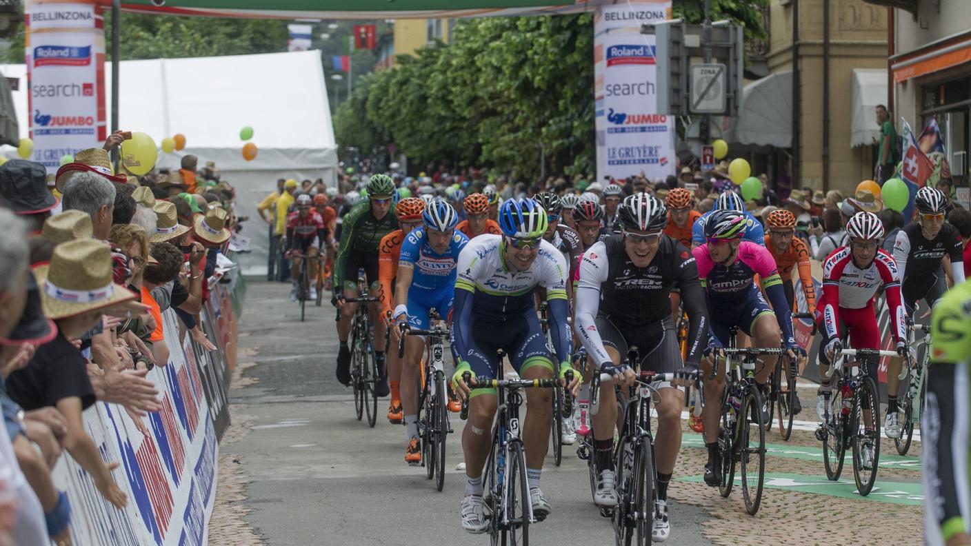 La partenza del Tour de Suisse 2014 con il prologo da Bellinzona