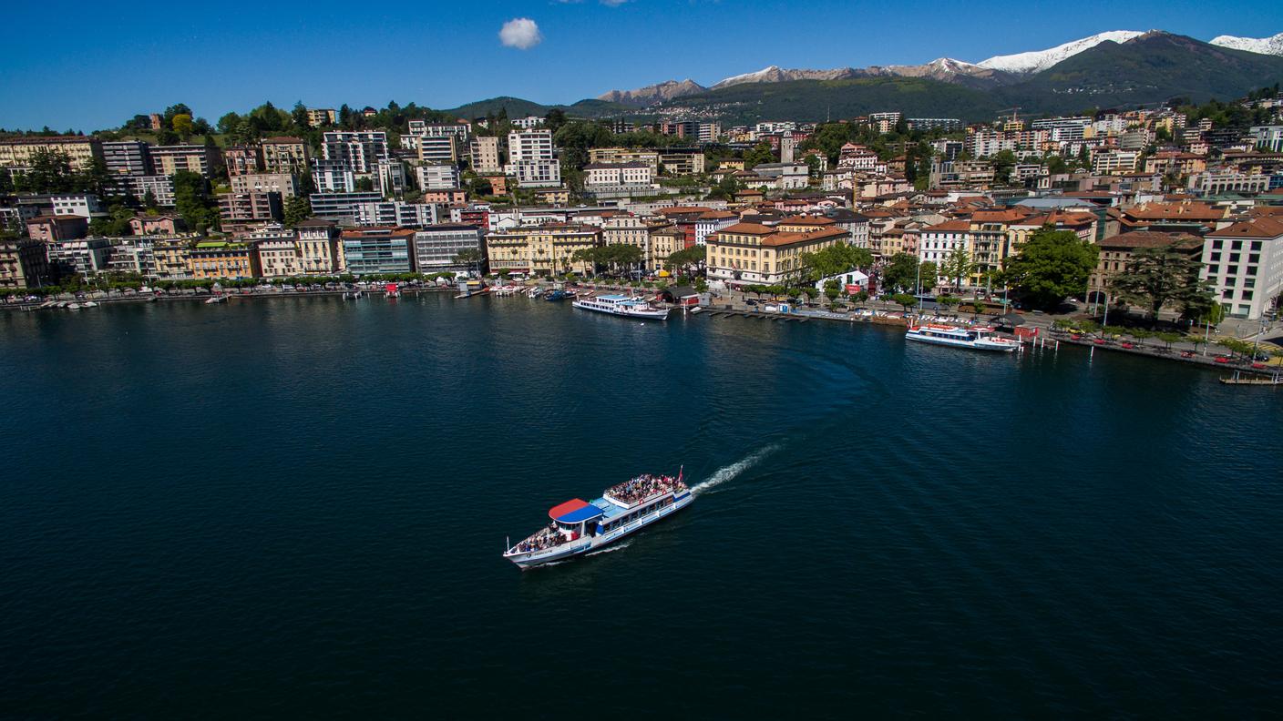 Una panoramica di Lugano