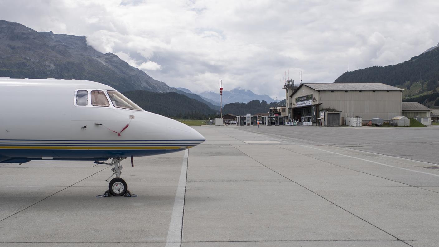L'aeroporto regionale di Samedan