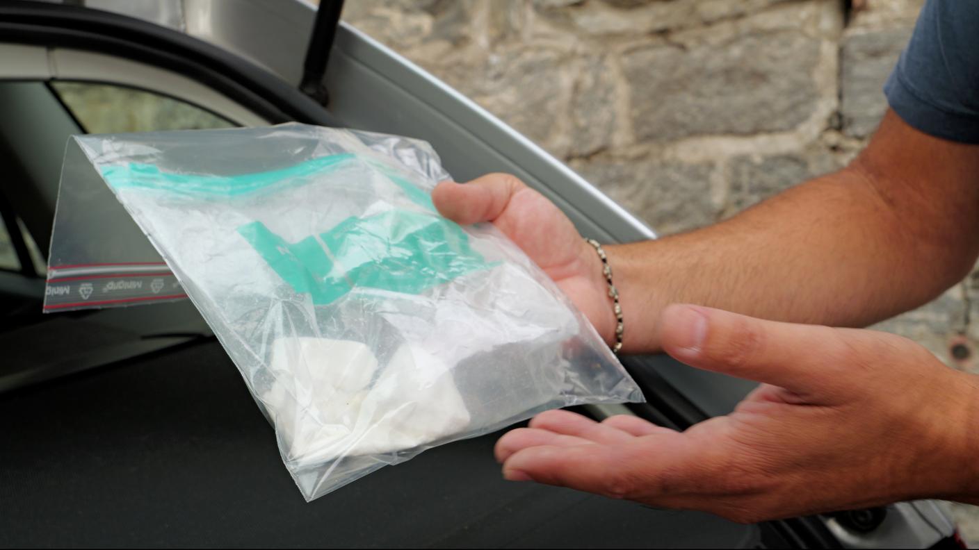 Cocaina sequestrata durante un'operazione di polizia nel Locarnese