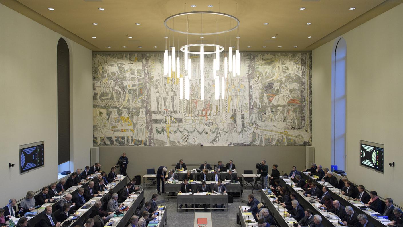 La sala del Parlamento retico