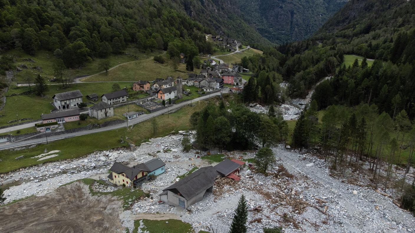 Le ferite del maltempo in Vallemaggia