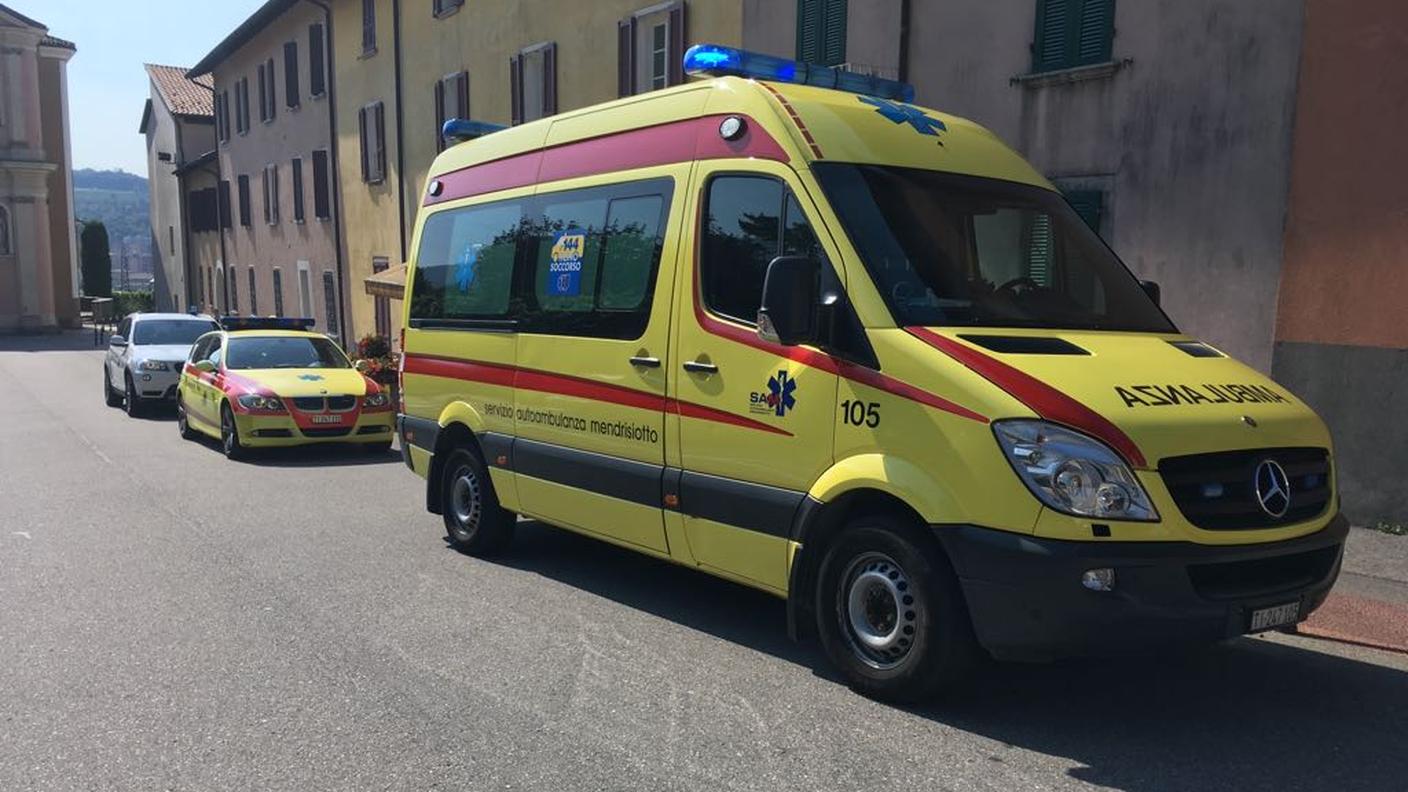 Brutto infortunio a Rancate