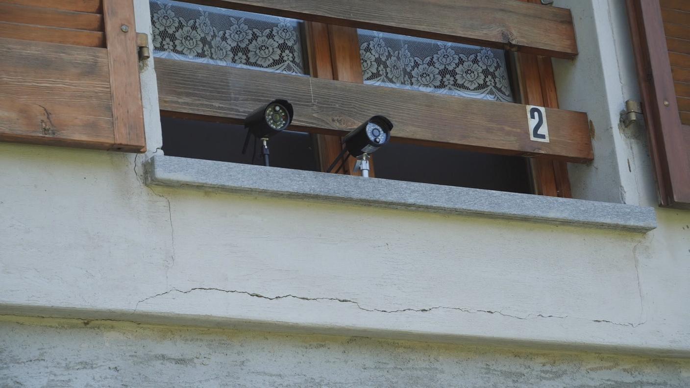 Il sistema di videosorveglianza che proteggeva la casa in cui è stata trovata la droga