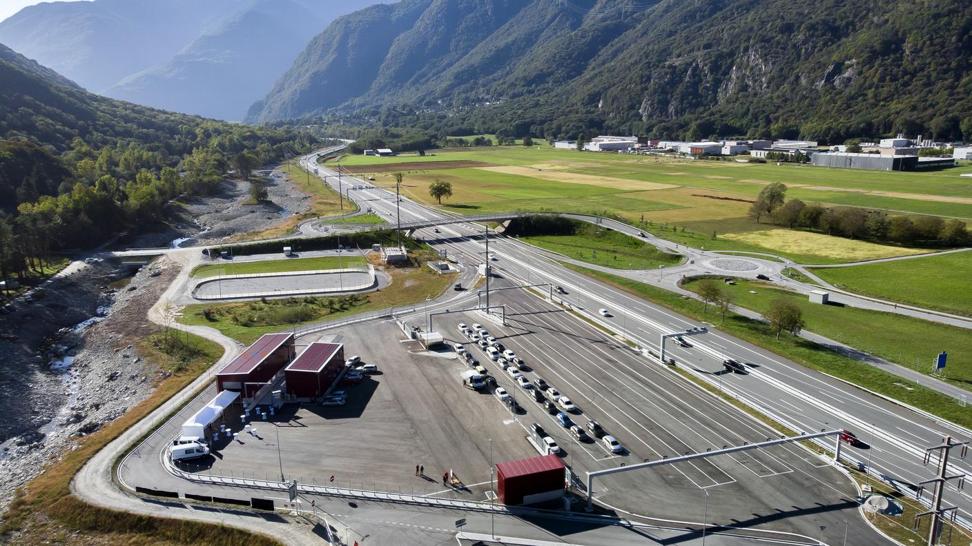 In caso di necessità il centro di controllo è collegato anche all'area di sosta e al sistema viario cantonale