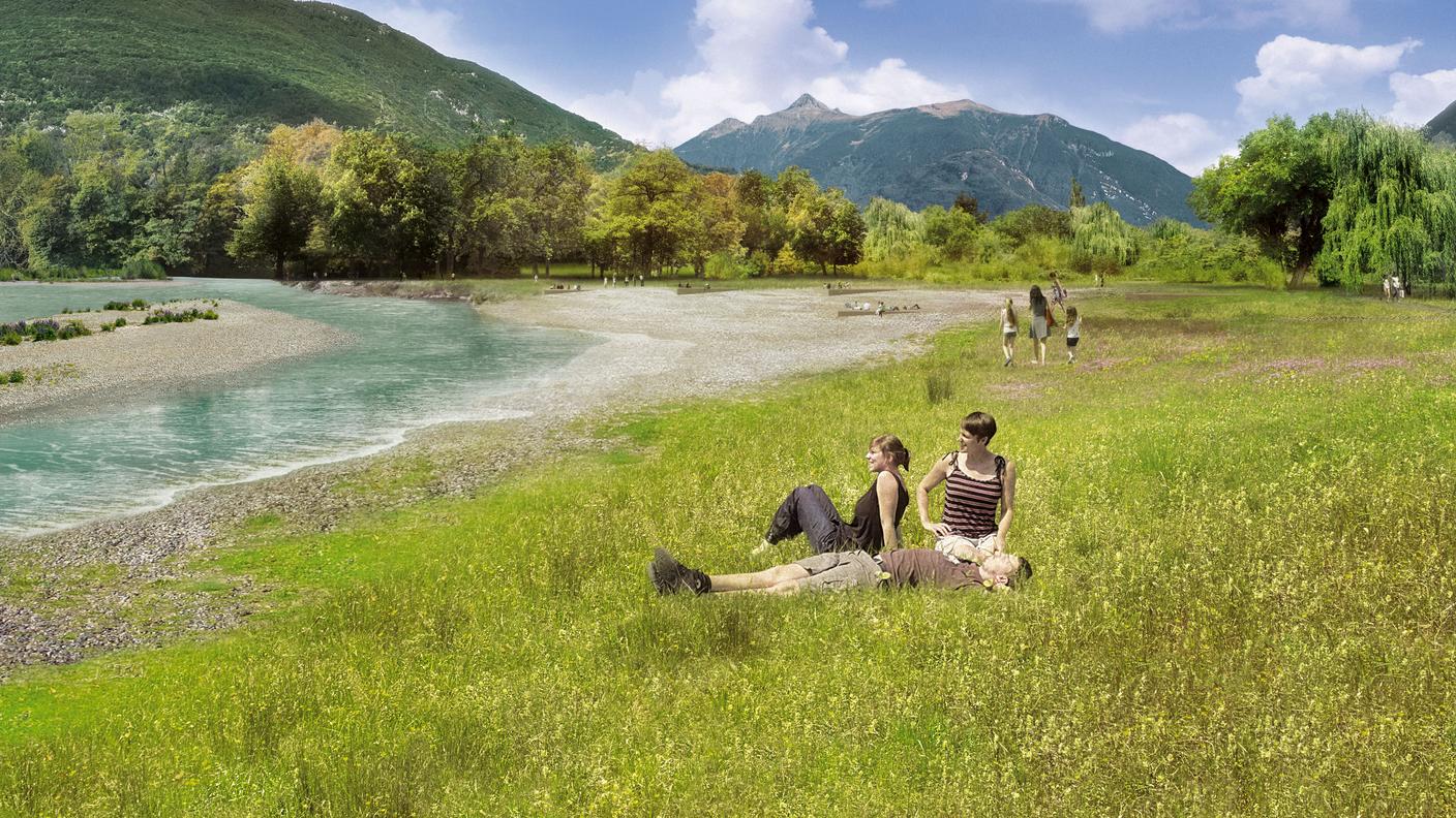 Il progetto riguarda il fiume Ticino