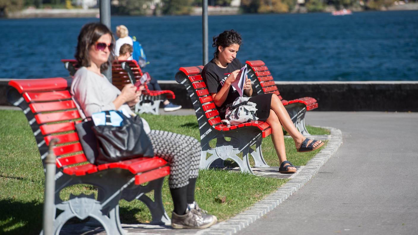 Una foto scattata mercoledì 24 ottobre a Lugano