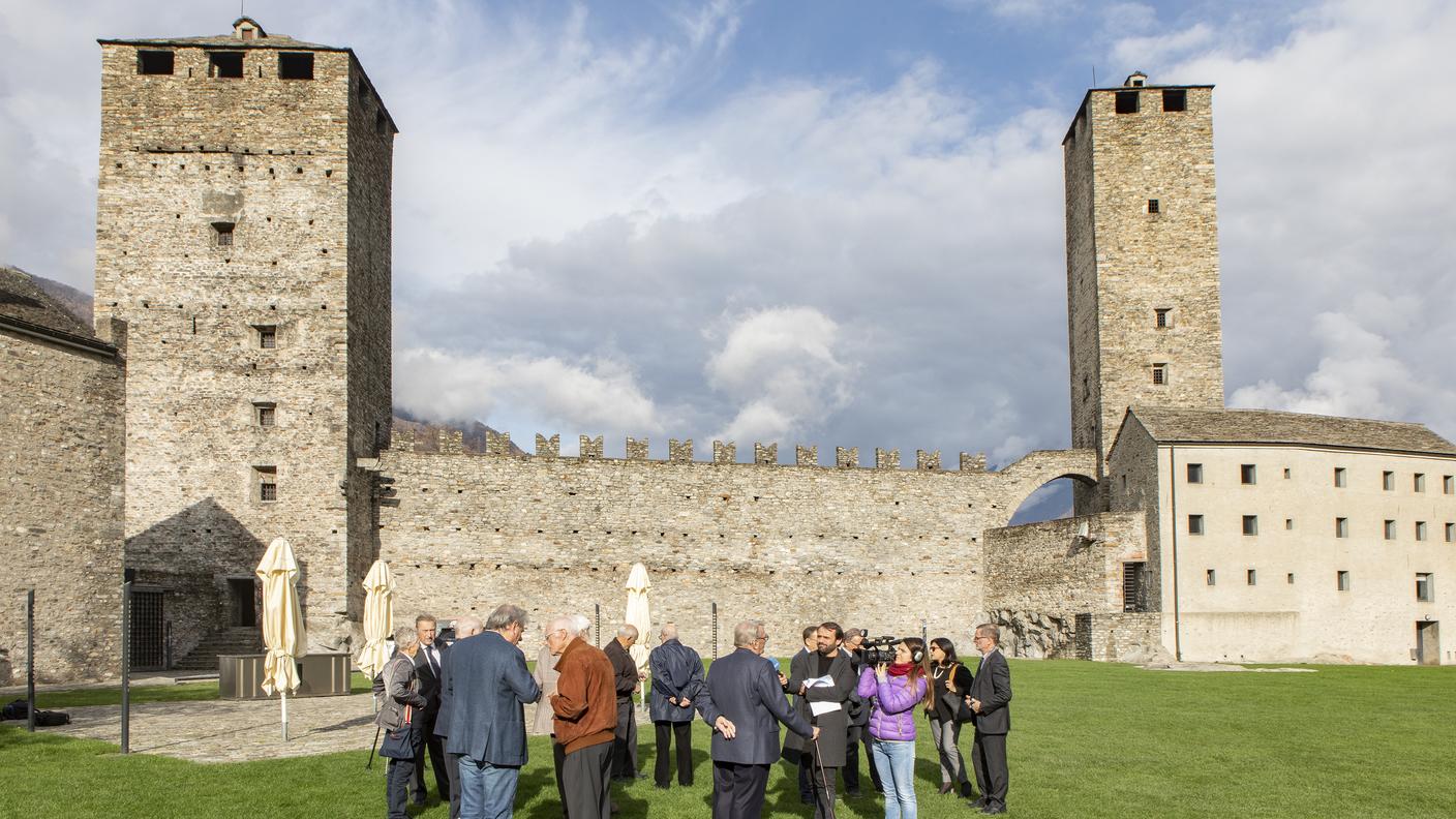 Una veduta del Castelgrande