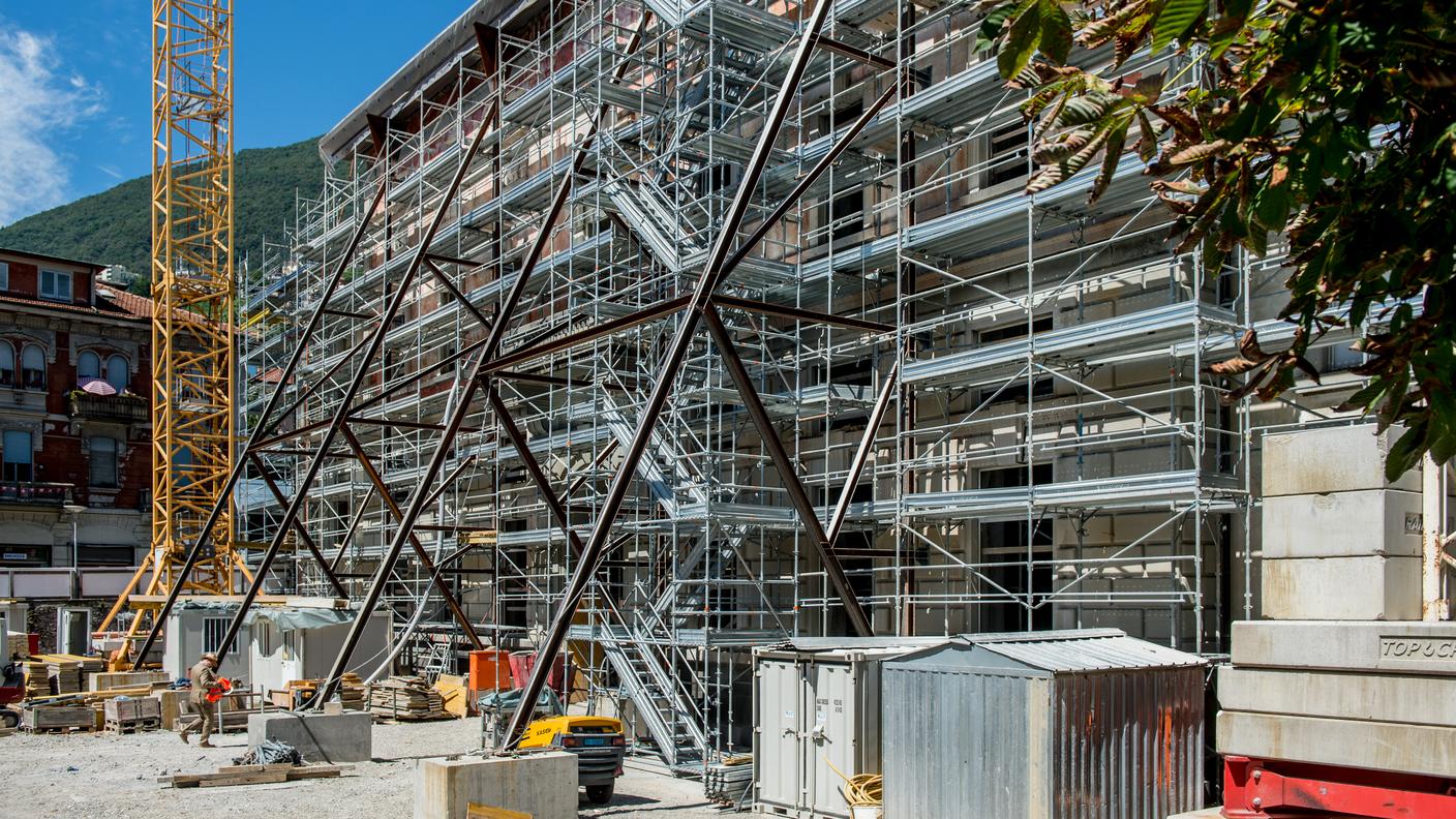 Un cantiere ticinese