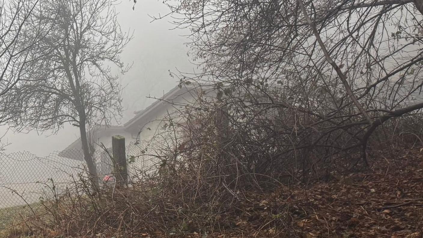 Il rustico di Lodrino dove è avvenuto il tragico fatto di sangue