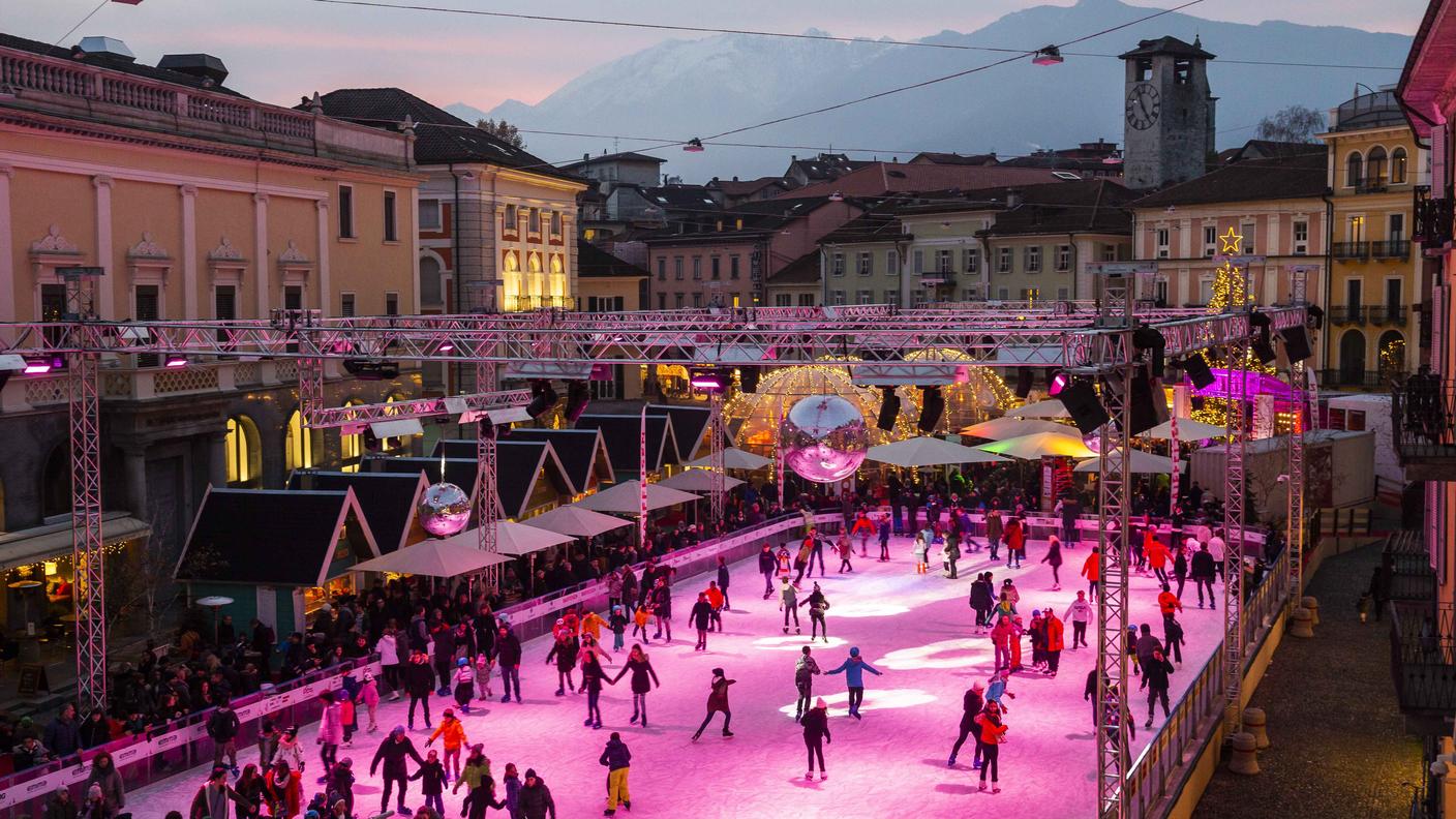La pista di Locarno on Ice, giunta alla 14ma edizione