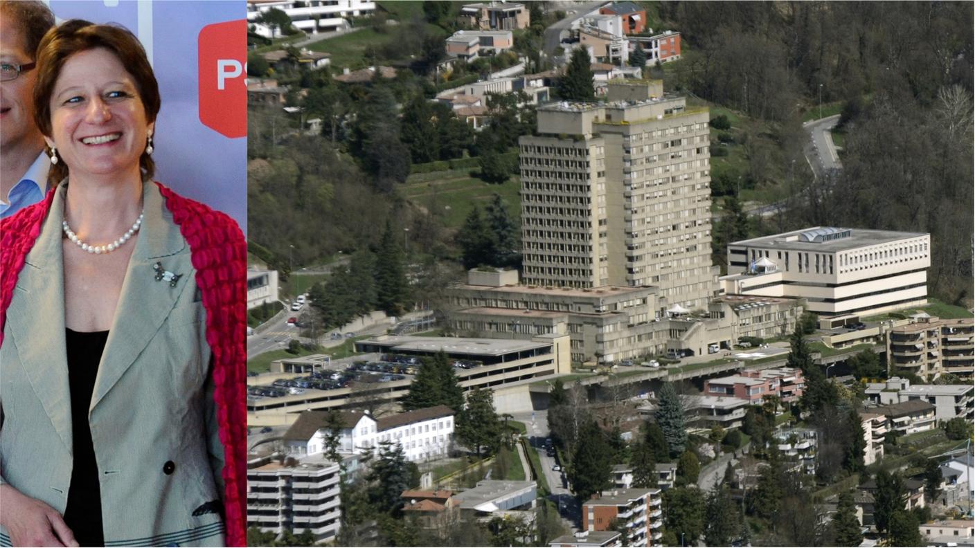 Gina La Mantia, a destra: il Civico di Lugano e il Cardiocentro