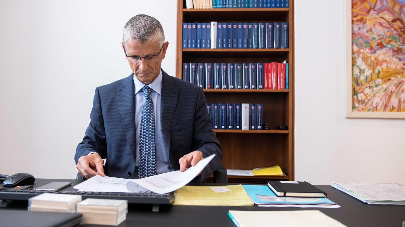 Il cancelliere dello Stato ticinese Arnoldo Coduri