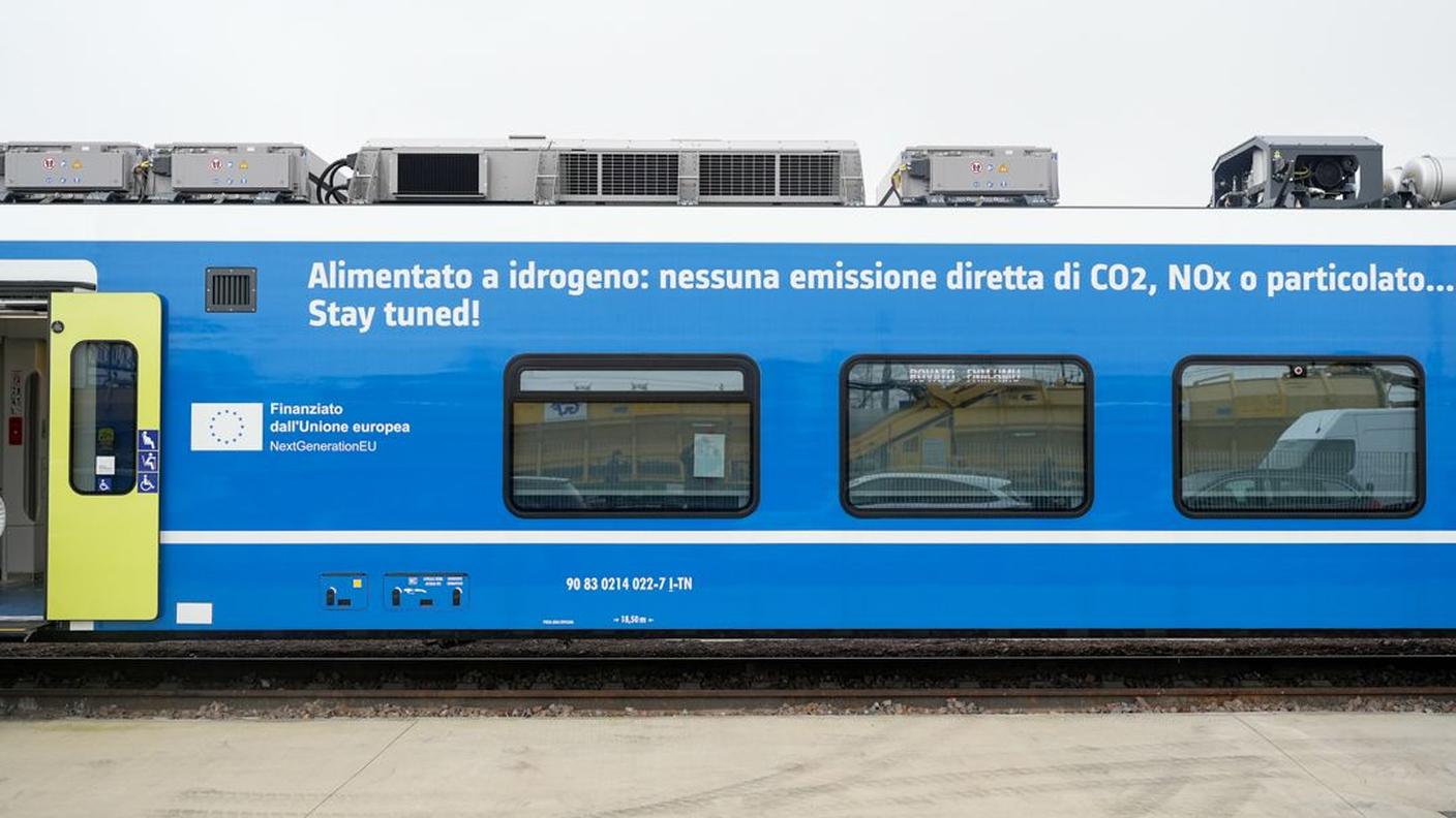 Il passaggio dal diesel all'idrogeno permetterà di evitare l'emissione di inquinanti nell'aria della vallata alpina