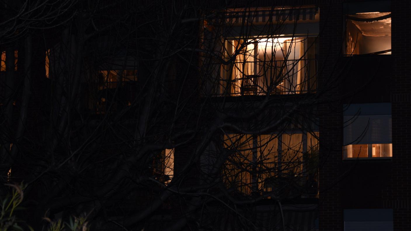L'appartamento nel quale è divampato l'incendio