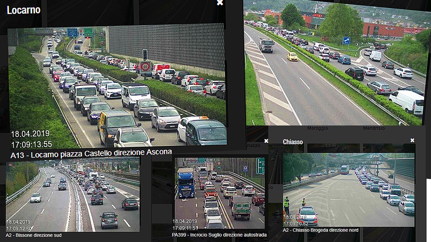 Il traffico di giovedì