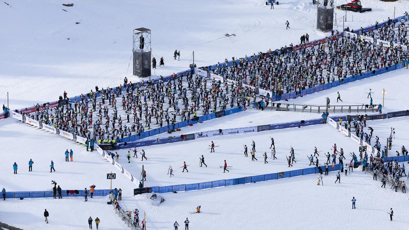 In Engadina è tutto pronto per la Maratona (foto di archivio)