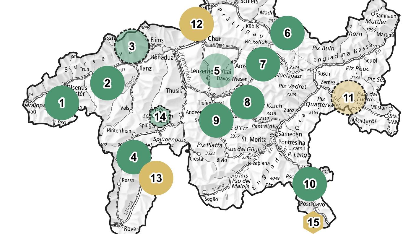 La mappa dei branchi