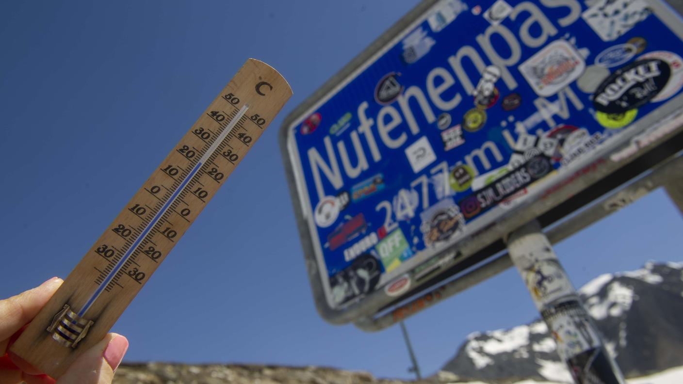 In vetta per trovare un po' di refrigerio