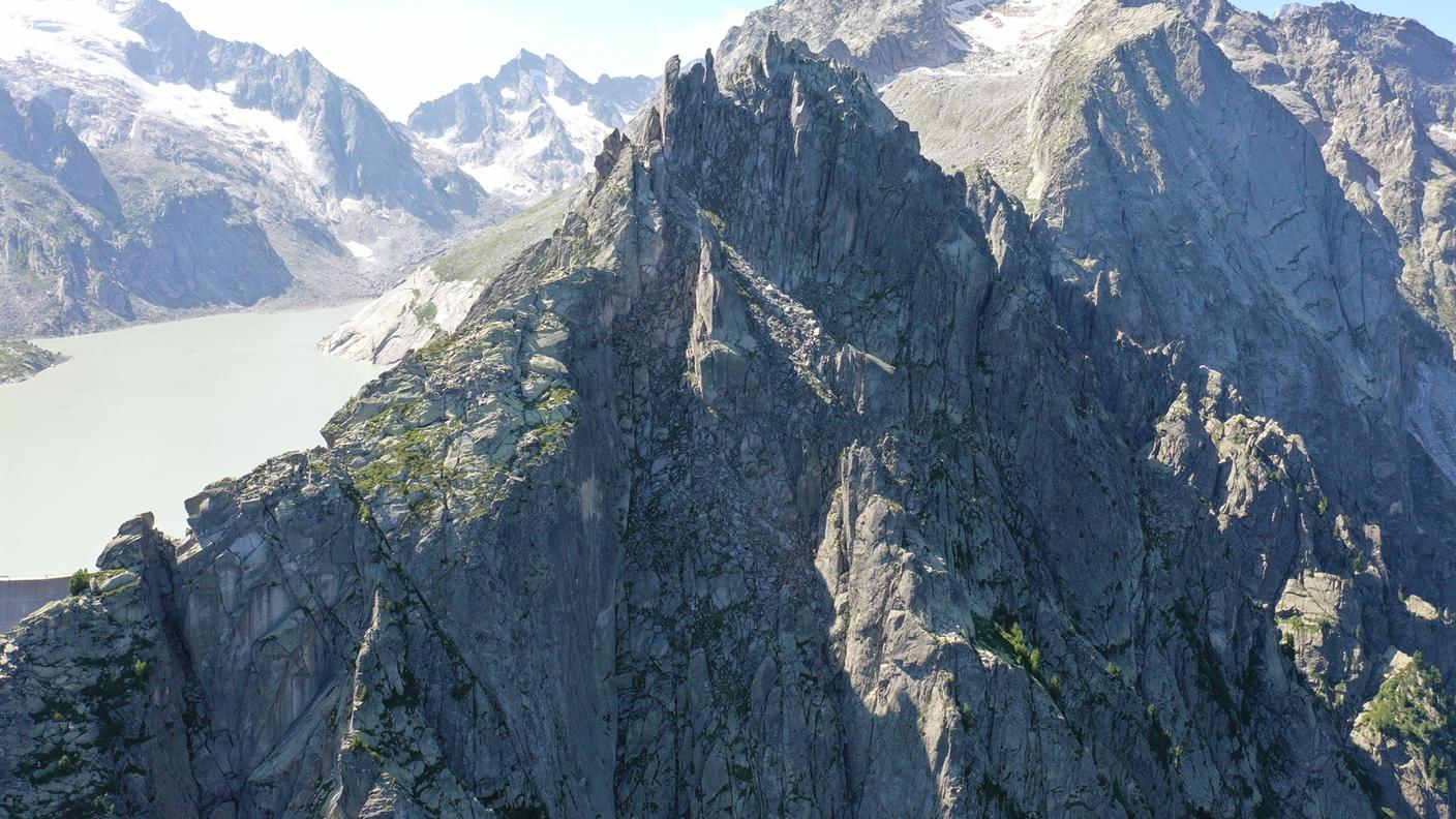 La cima teatro della caduta mortale in Val Bregaglia