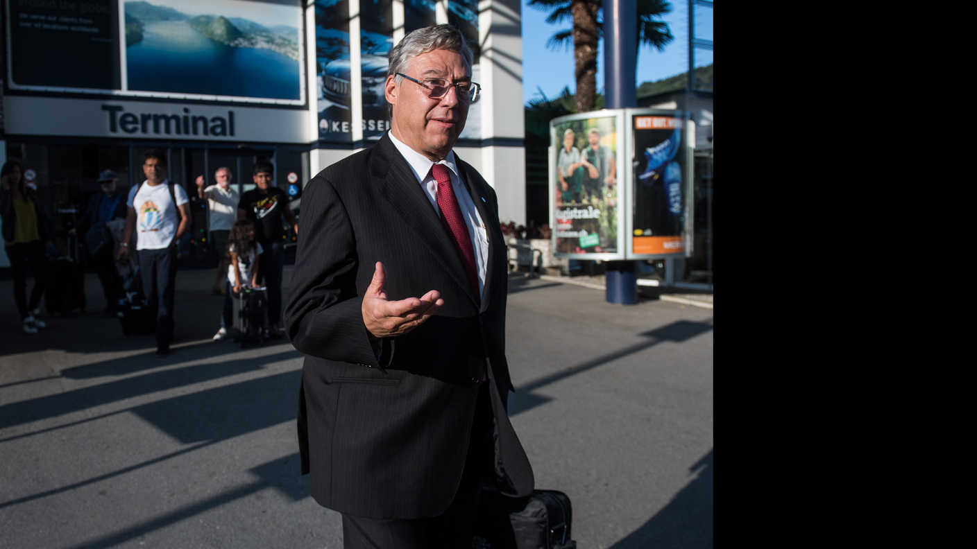 Filippo Lombardi, membro del consiglio di amministrazione di Lugano Airport