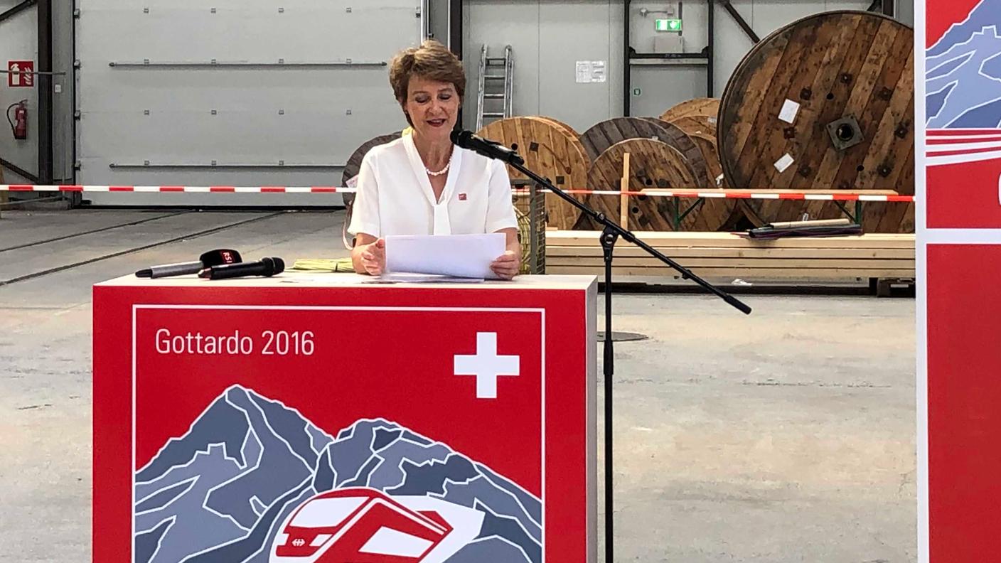 Simonetta Sommaruga a Camorino