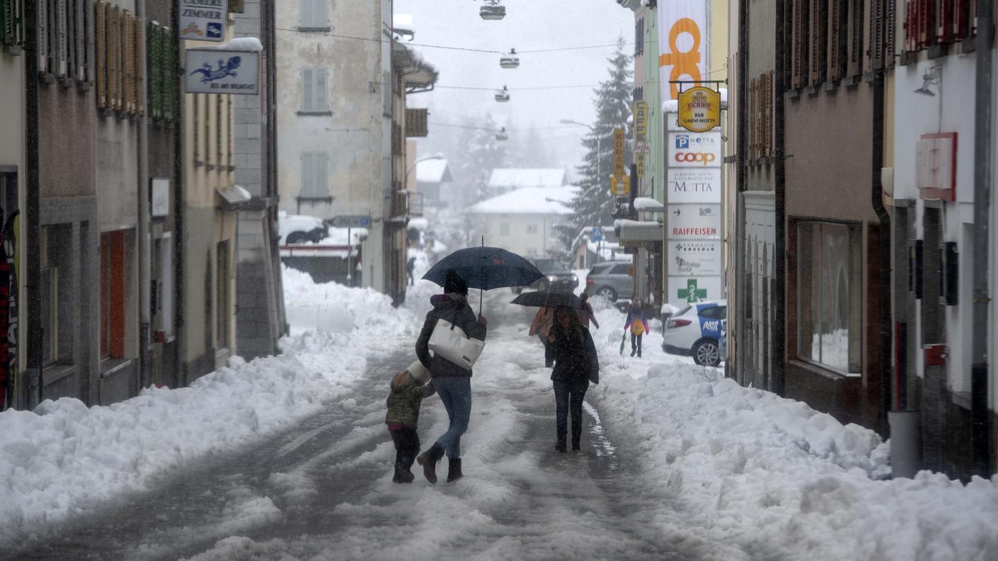 Dopo il gran caldo, ecco freddo e neve