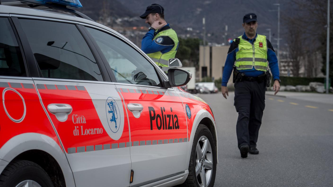 Polizia in azione a Minusio