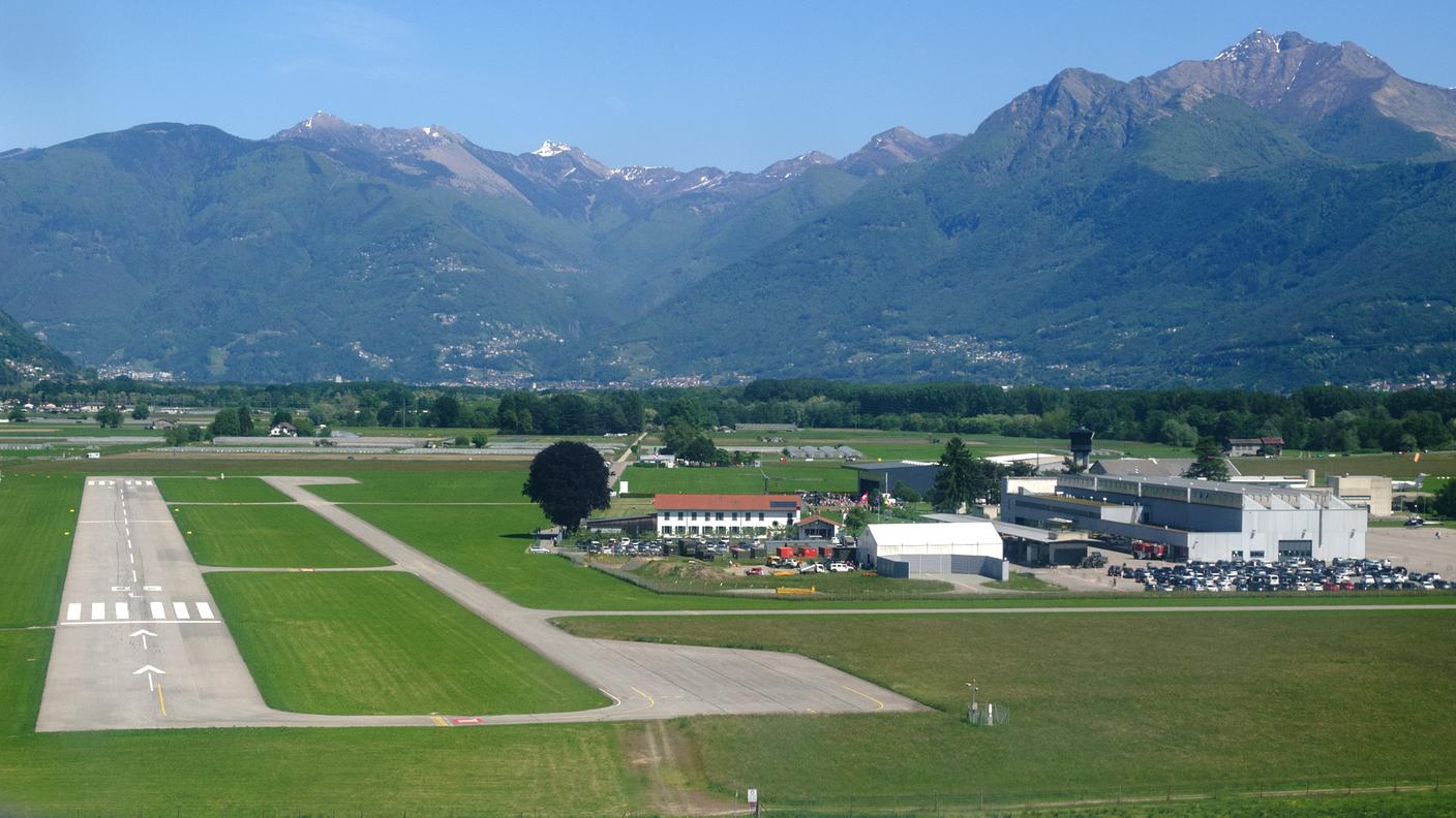 L'aeroporto cantonale di Locarno-Magadino