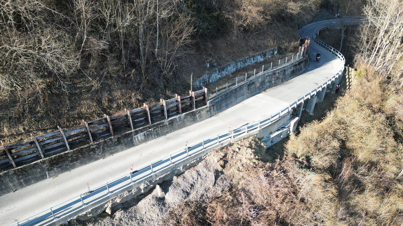 Val Colla: la strada tra Tesserete-Bogno e Cagiallo