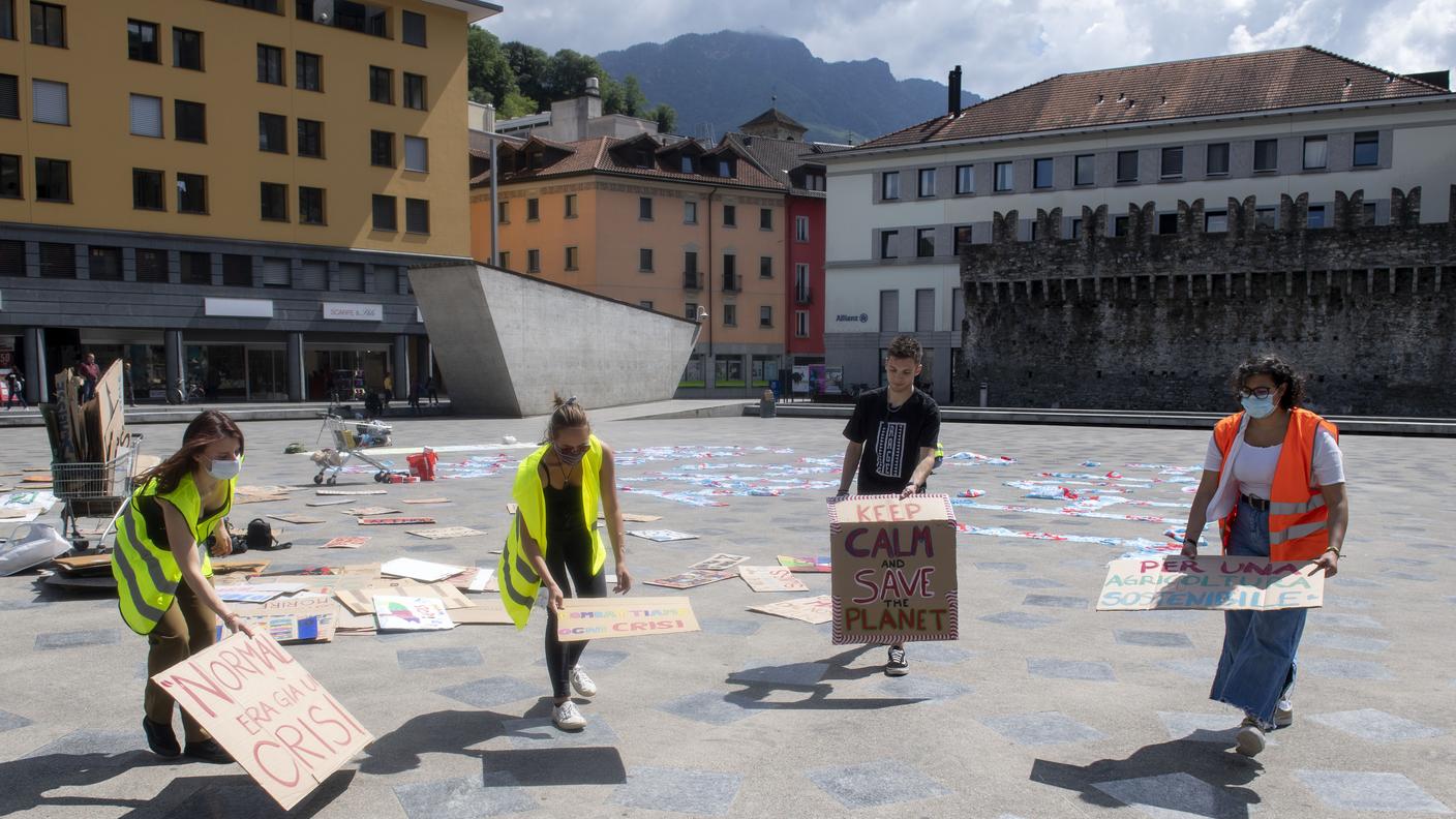 Giovedì la prima azione in Piazza del Sole a Bellinzona
