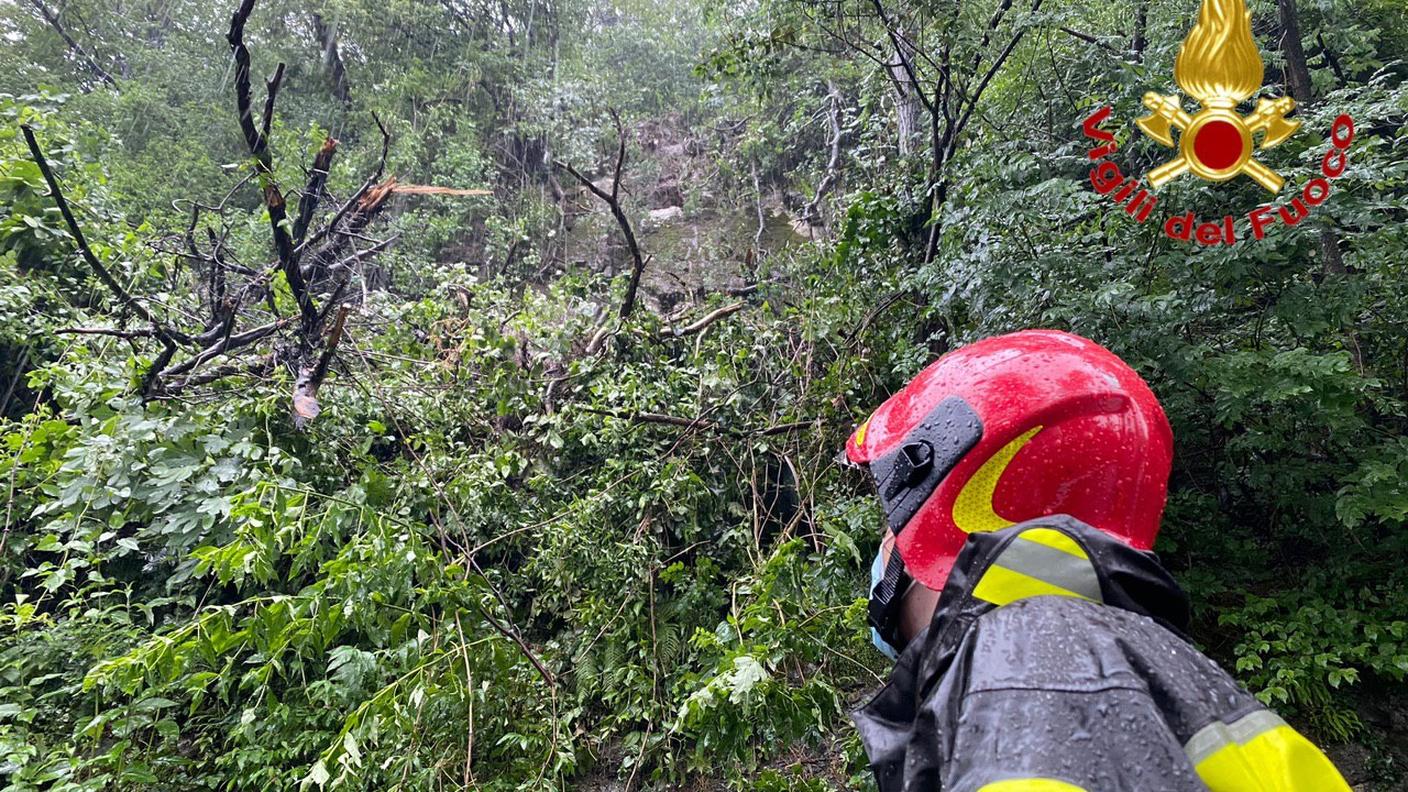Molto lavoro per i vigili del fuoco