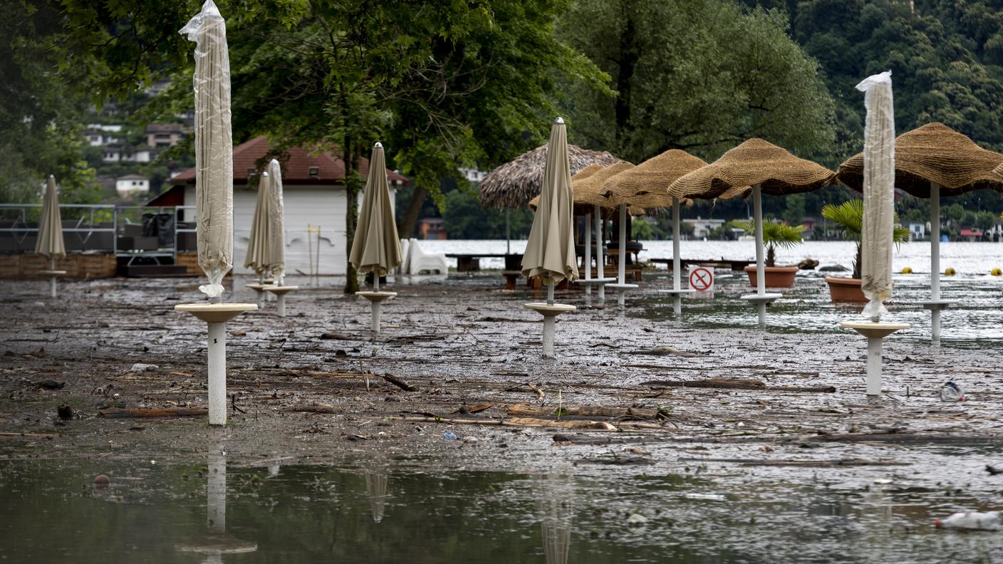 Allagamenti al lido di Agno a causa delle forti piogge