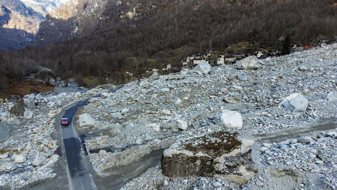La distruzione in Val Bavona, a Fontana, dopo l'alluvione del 2024