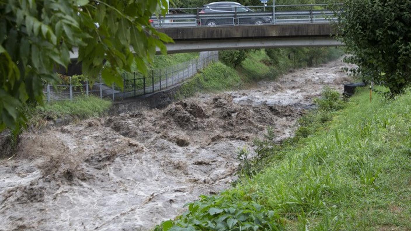 Il corso d'acqua tra Cugnasco e Gerra Piano
