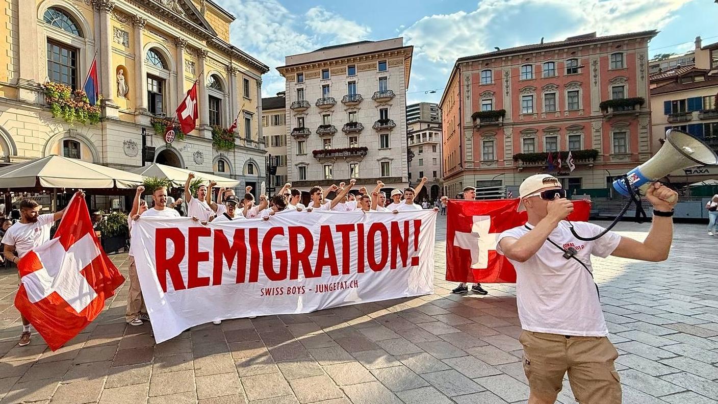 Manifestazione a Lugano