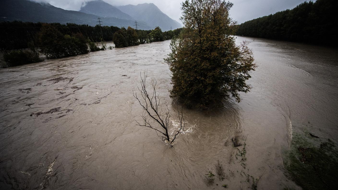 Il fiume Ticino a Gudo