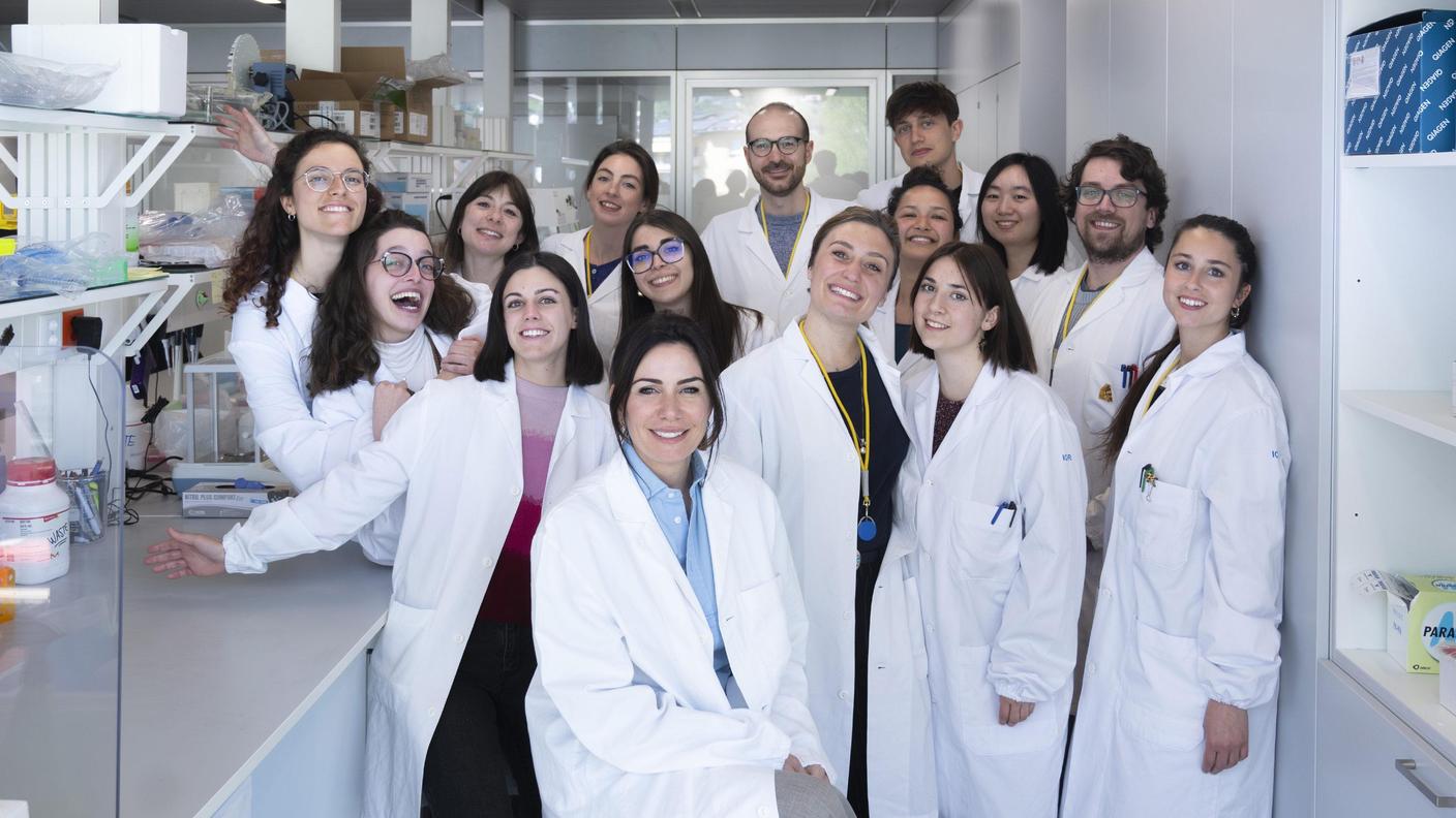 Il team della dottoressa Calcinotto