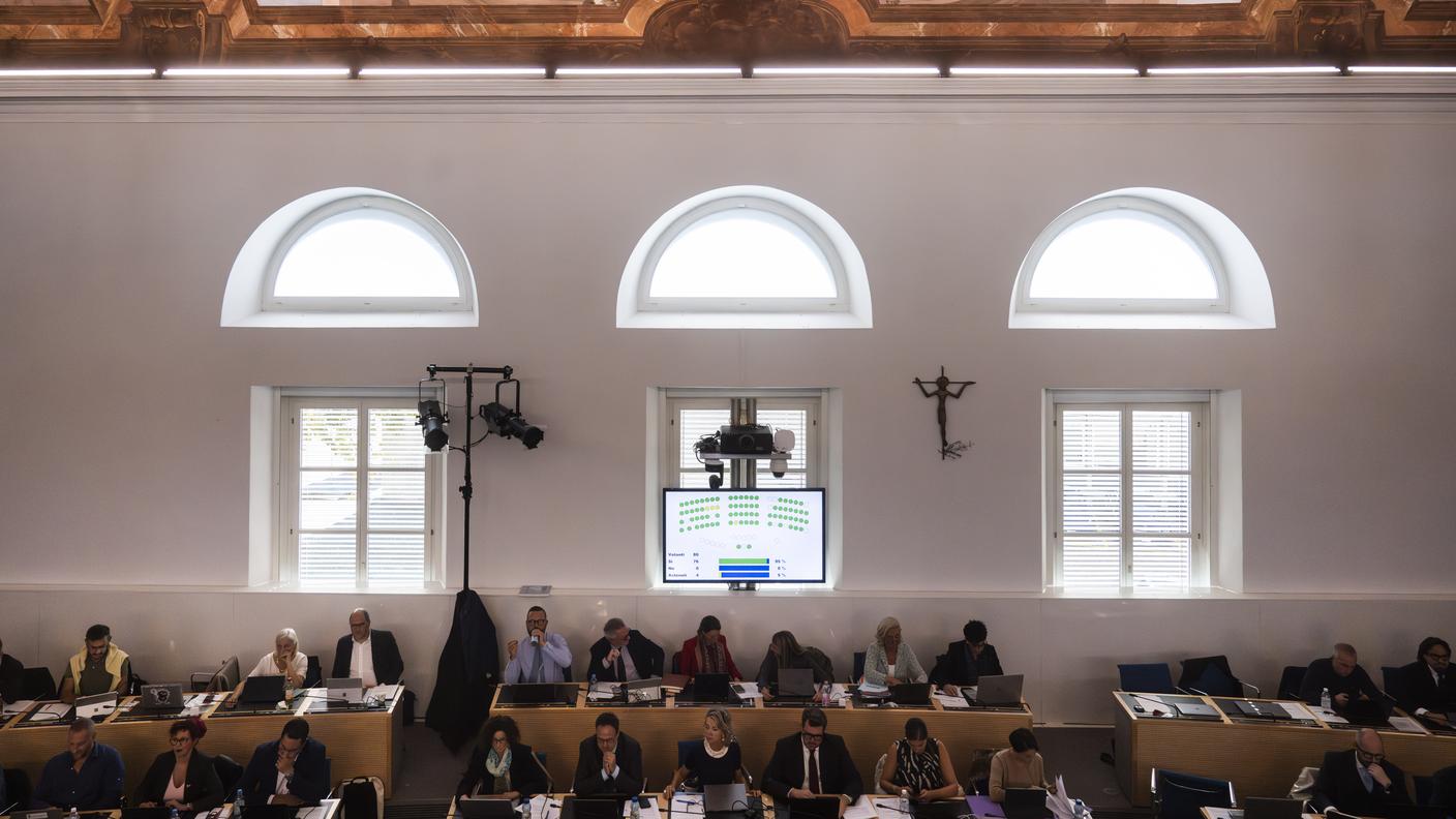 La seduta del Gran Consiglio