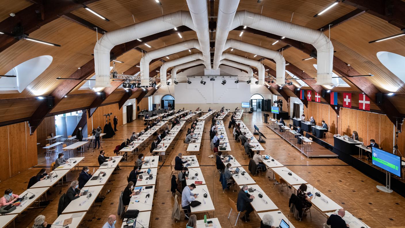 Il Gran Consiglio riunito a Mendrisio
