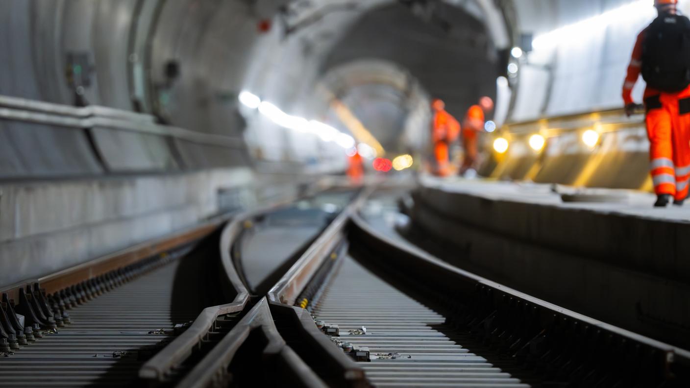 Nuovi lavori di manutenzione previsti nel 2026 nella galleria di base del San Gottardo