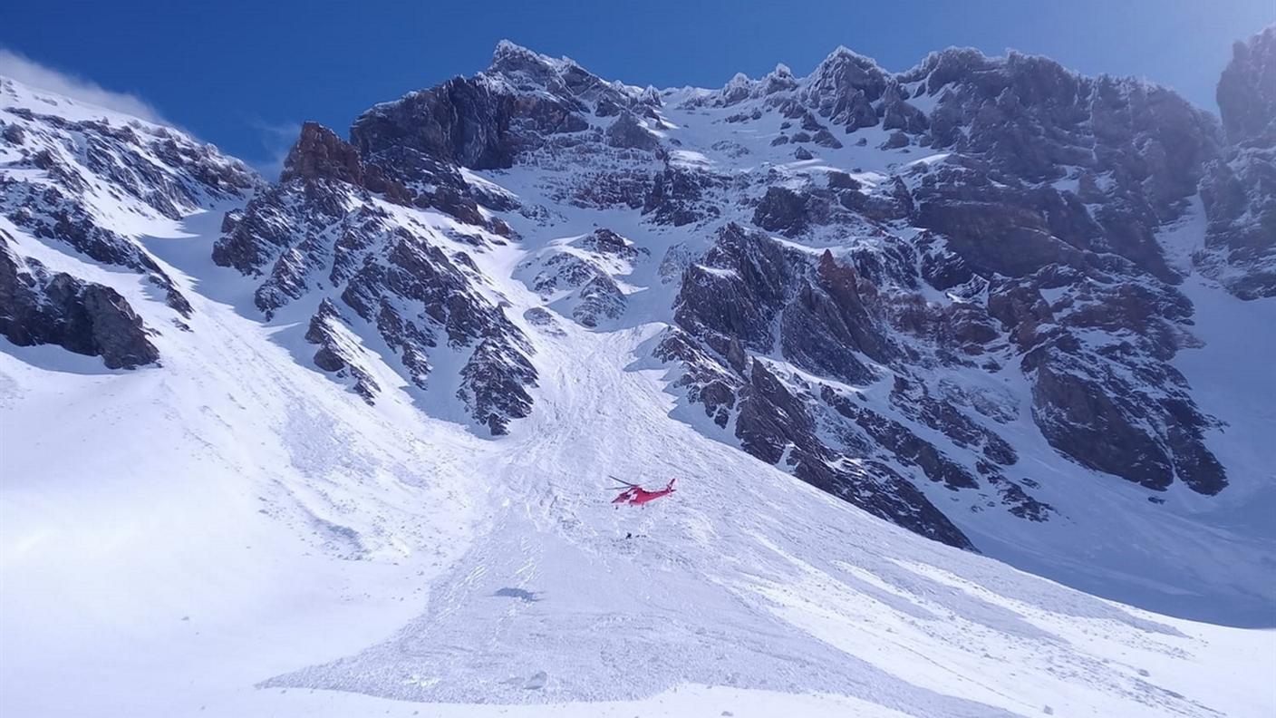 La zona dell'incidente