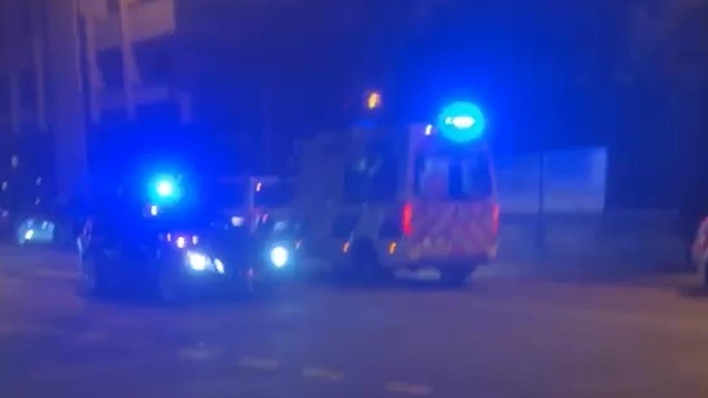 L'intervento della polizia alla pensilina a Lugano