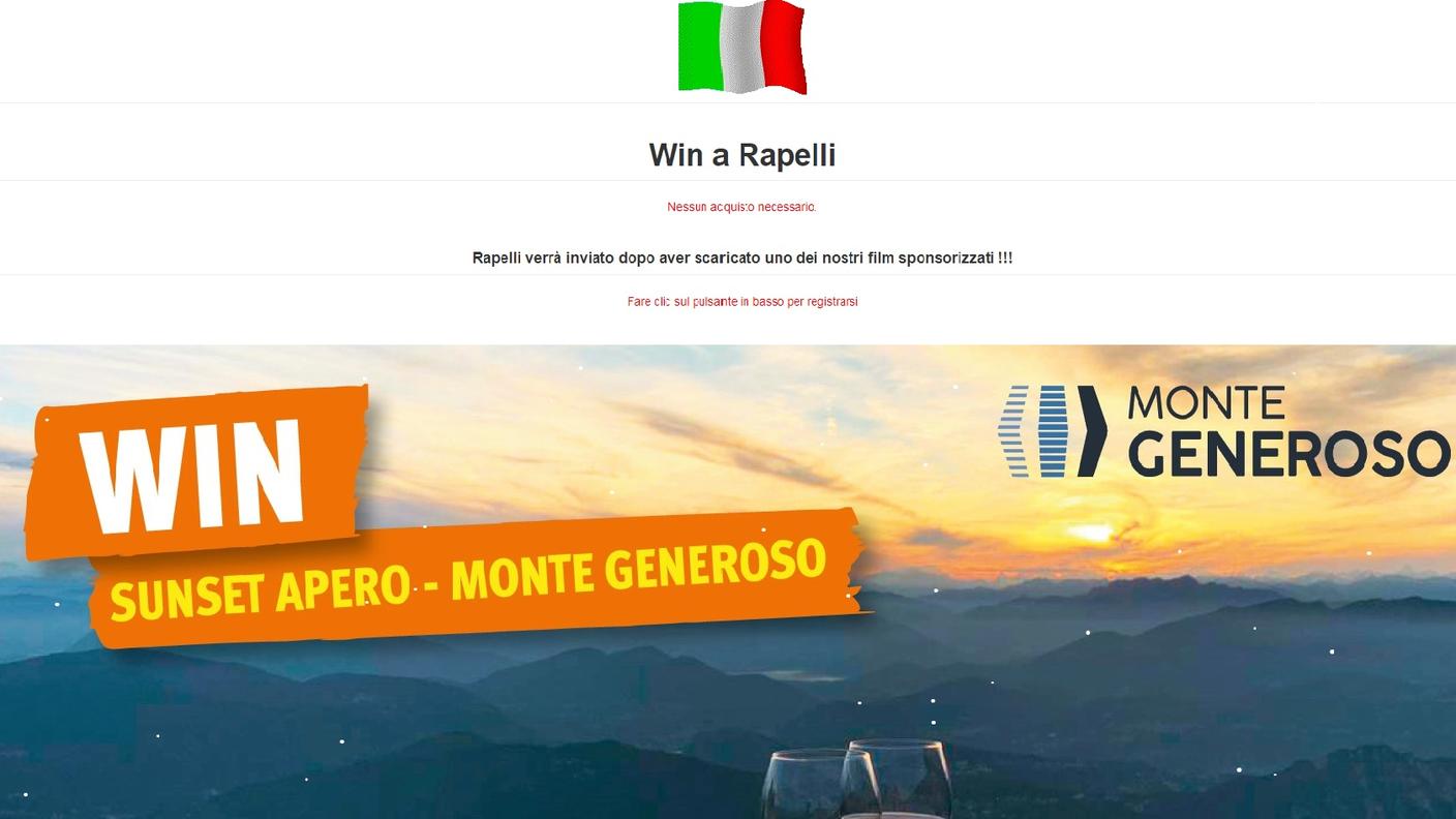 Una volta aperto il sito, i dubbi vengono indubbiamente spazzati via...